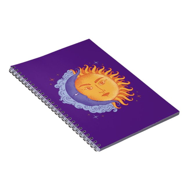 Sun and Moon  Notebook (Right Side)