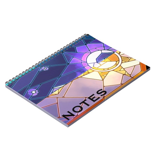 Sun and Moon Notebook (Left Side)