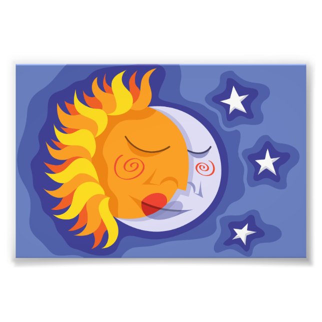 Sun and moon photo print (Front)