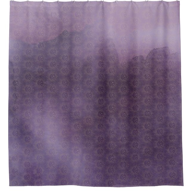 Sun and Moon Shower Curtain (Front)