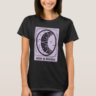 Sun And Moon Tarot Card Mystical Cards Occult T-Shirt