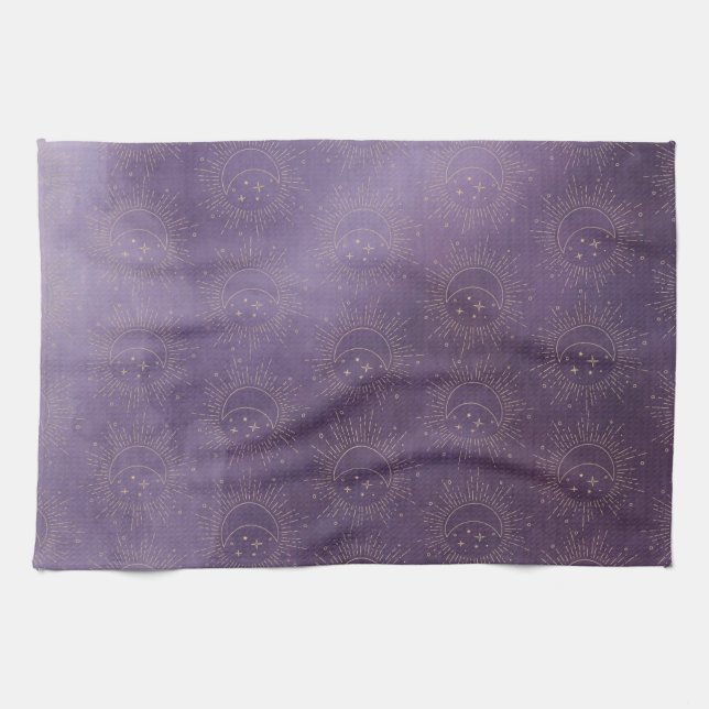 Sun and Moon Tea Towel (Horizontal)