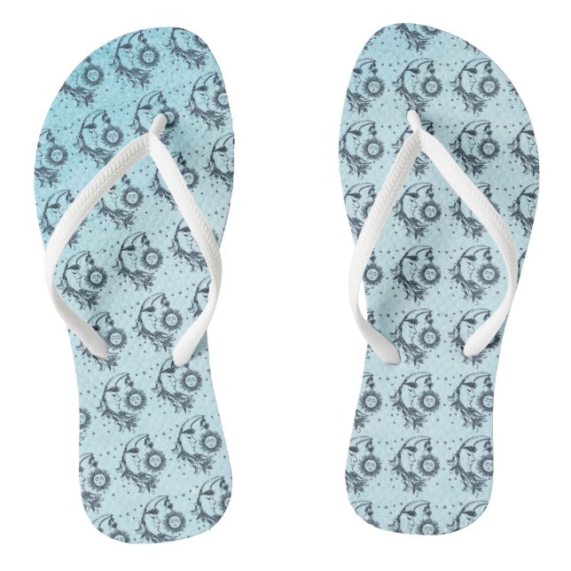 Sun and Moon Thongs (Footbed)