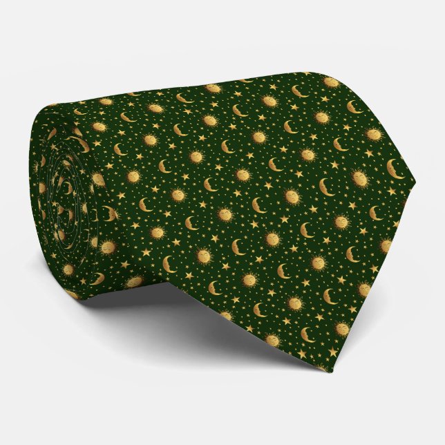 Sun and Moon Tie (Rolled)