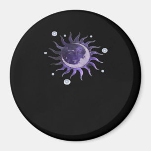 Sun And Moon Whimsigothic Gothic Witchy Witch Magnet