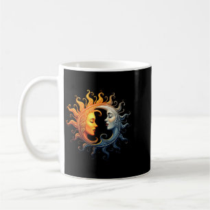 Sun And Moon Yin Yang Celestial Balance Mystical Coffee Mug