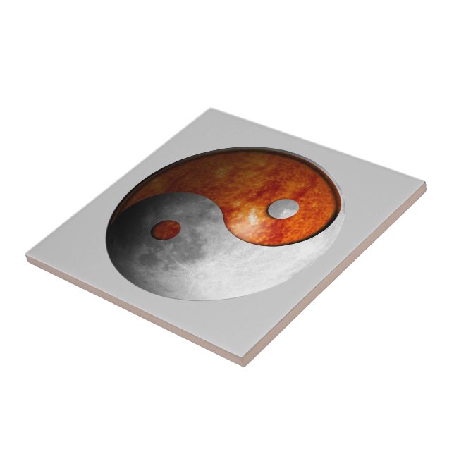 Sun and Moon Yin Yang Tile (Side)