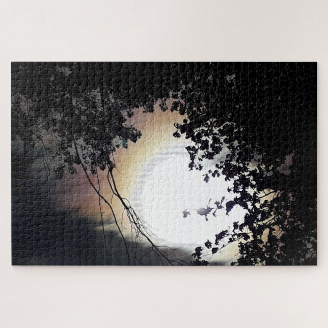 Sun And Pin Oaks Jigsaw Puzzle (Horizontal)