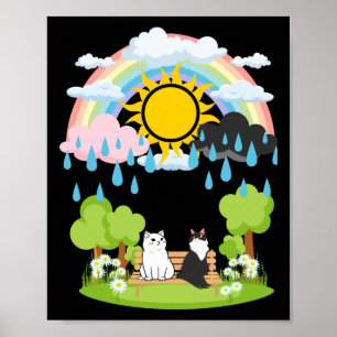 Sun And Rain Cats In The Park A Of Choice Poster