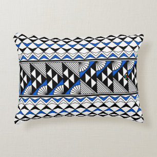 Sun and Rain in Blue Decorative Cushion