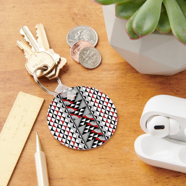 Sun and Rain - Red -  Key Ring (Desk)