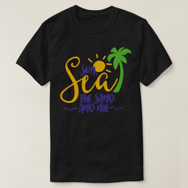 Sun and Sand T-Shirt (Design Front)