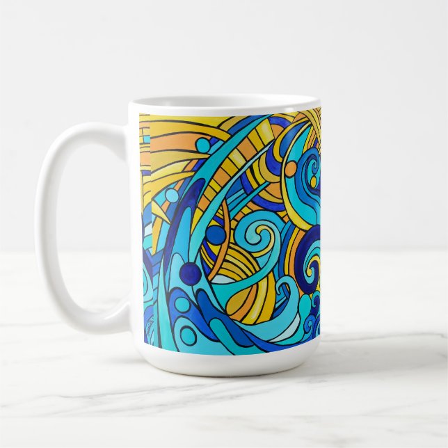 Sun and Sea  Coffee Mug (Left)