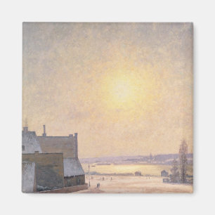 Sun and Snow, Scene from Stockholm Magnet