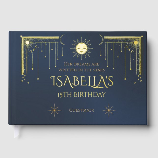 sun and stars guest book (Front)