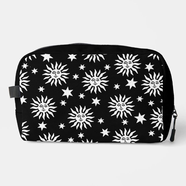 Sun and Stars Pattern Dopp Kit (Front)