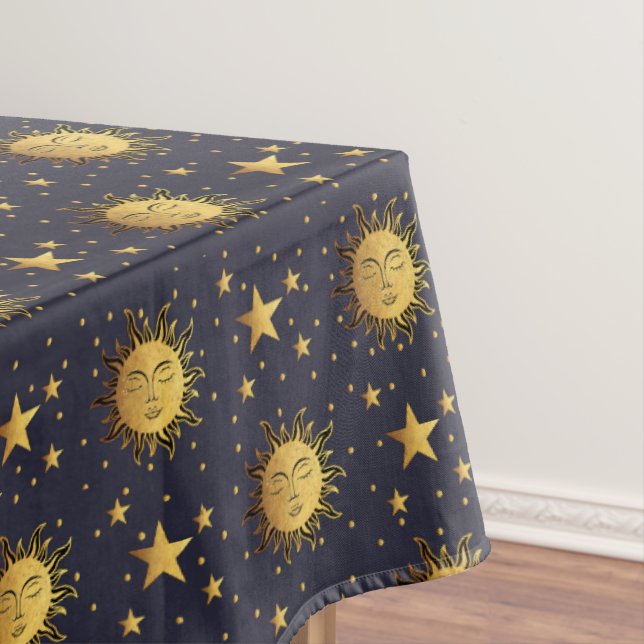 Sun and Stars Tablecloth (In Situ)