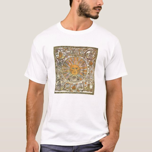 Sun astrology T-Shirt (Front)