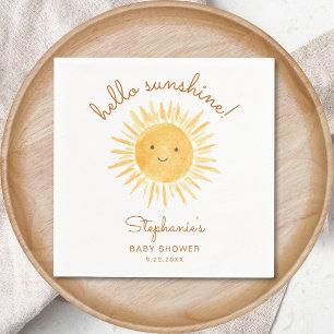 Sun Baby Shower Napkin