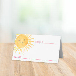 Sun Baby Shower Place Card