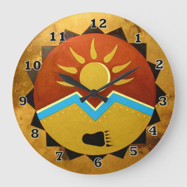 Sun Bear Clock (Front)