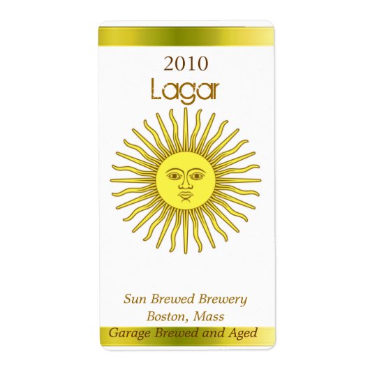 Sun Beer Labels