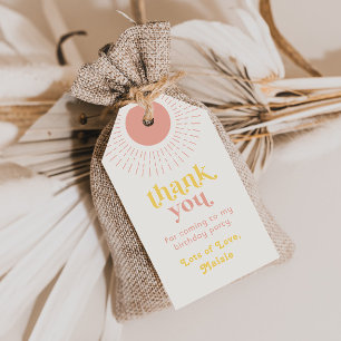 Sun Birthday Party Favor Tag   Trip Around The Sun