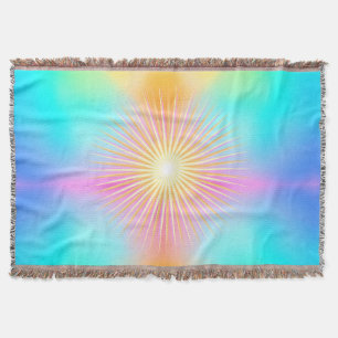 Sun Blast Throw Blanket