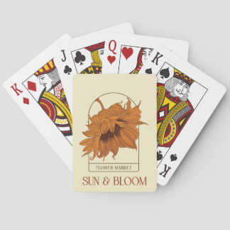 Sun & Bloom Playing Cards