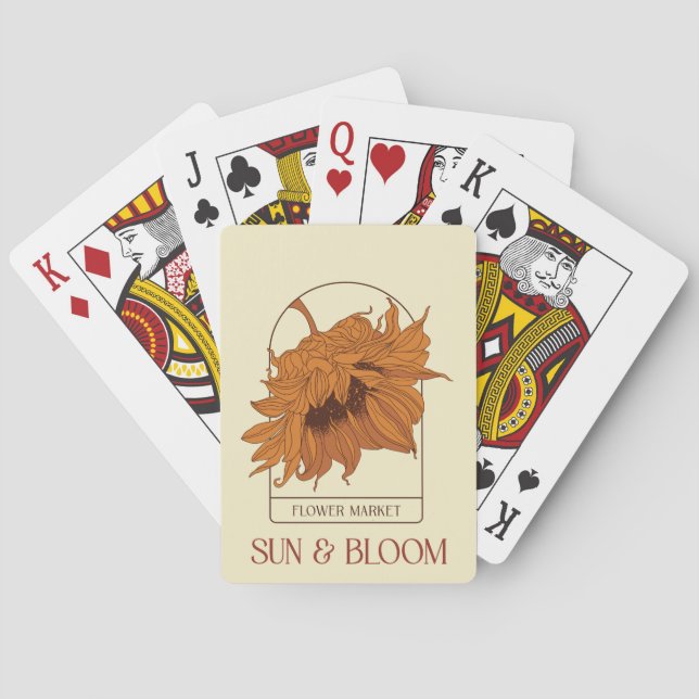Sun & Bloom Playing Cards (Back)