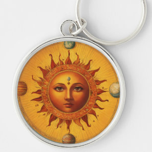 Sun bright key ring