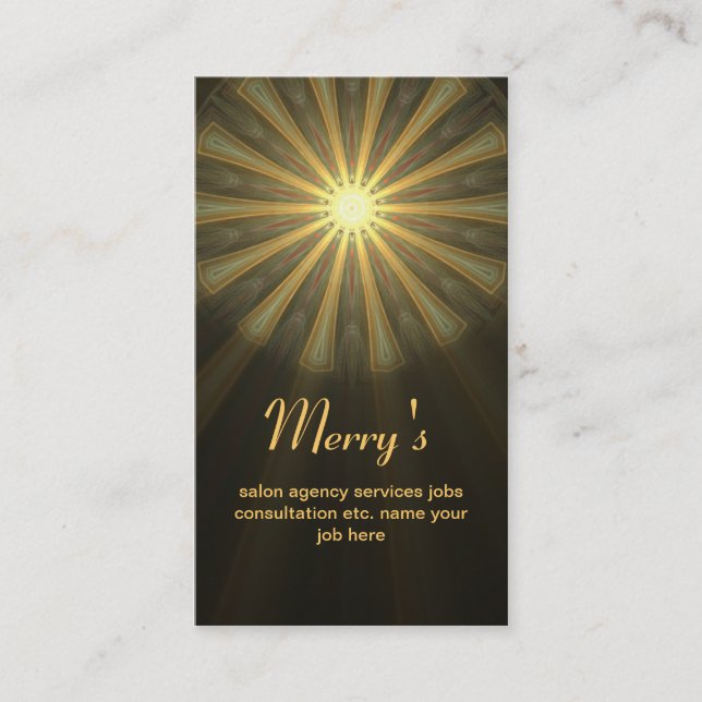 sun business card (Front)