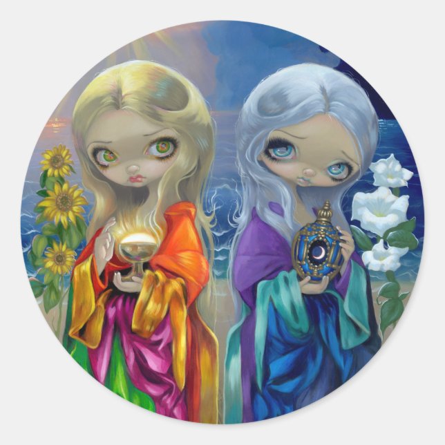 "Sun Child and Moon Child" Sticker (Front)