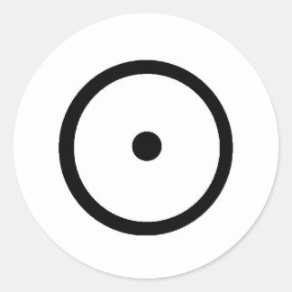 SUN CLASSIC ROUND STICKER