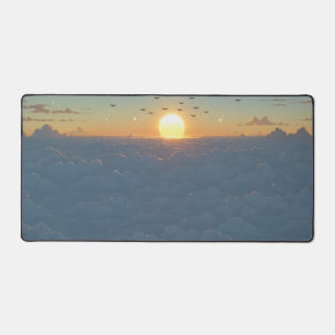 Sun & Clouds Desk Mat