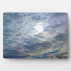 Sun Clouds Photo Plaque