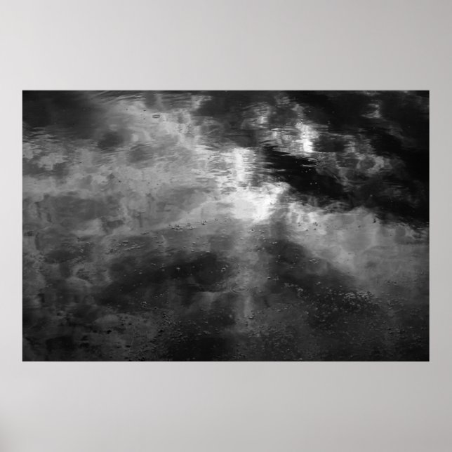 Sun, Clouds, Water And Duckweed. Poster (Front)