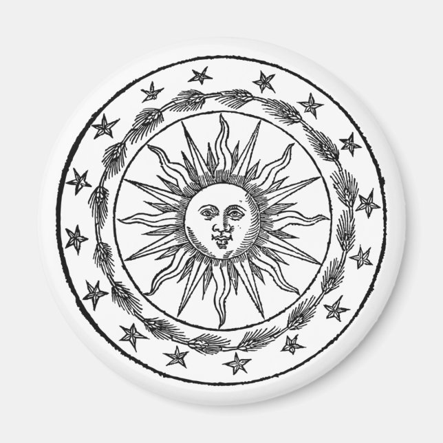 Sun coat of arms. magnet (Front)