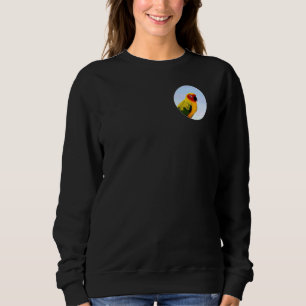 Sun Conure Bird Bird Birdwatcher Animal Biologist Sweatshirt
