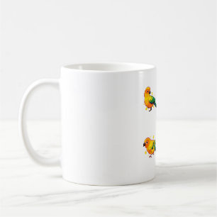Sun conure Delight � Cute Animal Art Coffee Mug