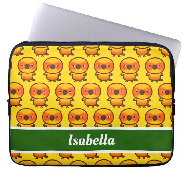 Sun Conure Laptop Sleeve (Front)