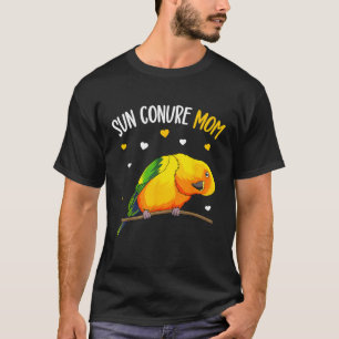 Sun Conure Mum Funny Parrot Bird Lover Women T-Shirt