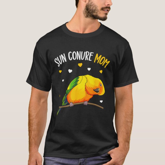 Sun Conure Mum Funny Parrot Bird Lover Women  T-Shirt (Front)