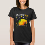 Sun Conure Mum Funny Parrot Bird Lover Women  T-Shirt<br><div class="desc">Sun Conure Mum Funny Parrot Bird Lover Women Shirt. Perfect gift for your dad,  mum,  papa,  men,  women,  friend and family members on Thanksgiving Day,  Christmas Day,  Mothers Day,  Fathers Day,  4th of July,  1776 Independent day,  Veterans Day,  Halloween Day,  Patrick's Day</div>