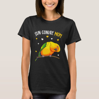 Sun Conure Mum Funny Parrot Bird Lover Women  T-Shirt
