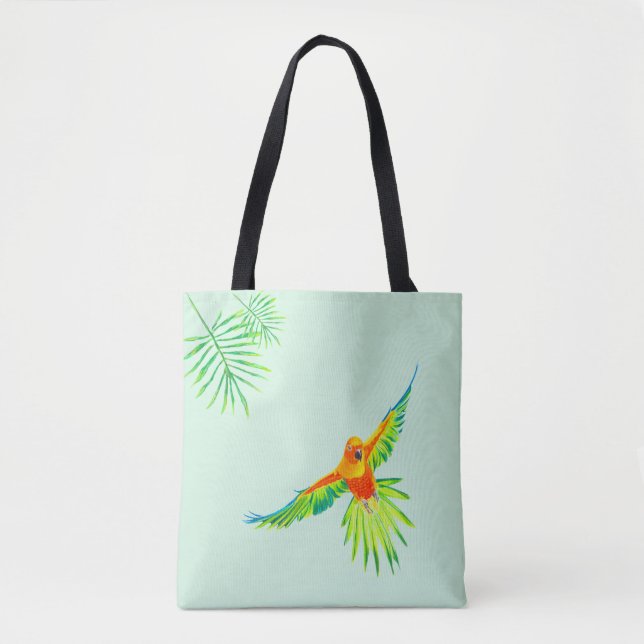 Sun Conure tote bag (Front)