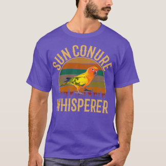 Sun Conure Whisperer parrot sun conure 1 T-Shirt