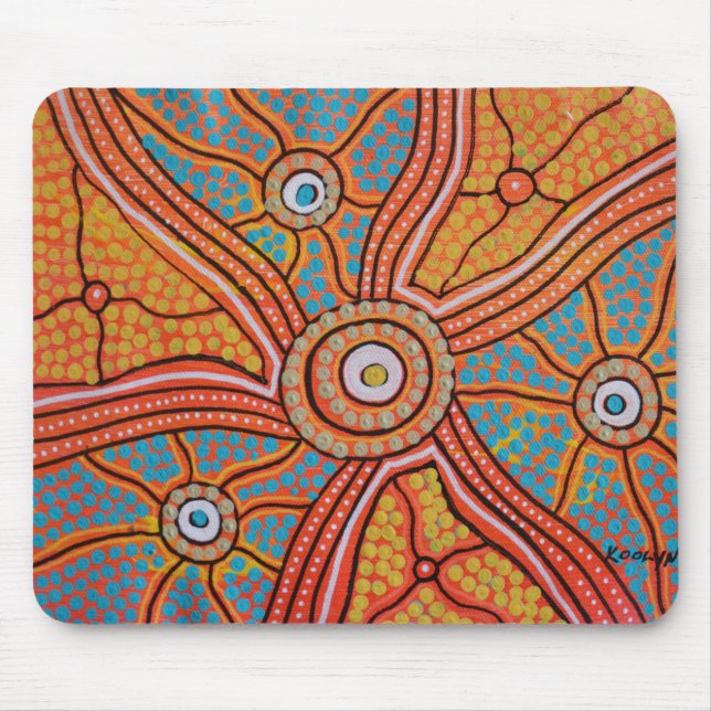 Sun Corroboree Mouse Pad (Front)