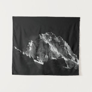 Sun covered mountain tapestry