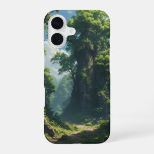 Sun-Dappled Forest Trail iPhone 16 Case